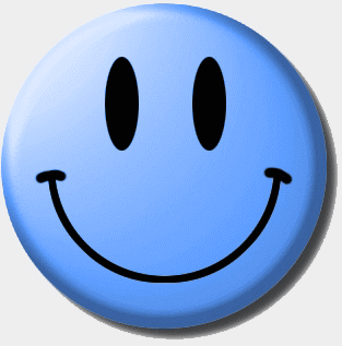 Blue Sad Smiley