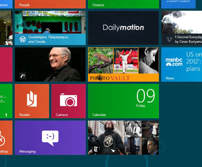 Windows 8 apps with live tiles