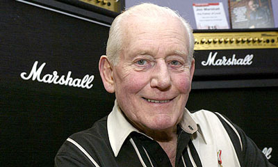 Jim Marshall of Marshall amps - the sound of rock and roll (photo credit Damien Maguire)