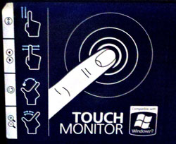 Acer Touch Monitor applique (photo John Sokol)