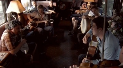 Big Easy jamming on train Big East Express, jamming on the train (photo stills copyright S2BN Holdings)