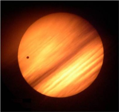 Venus in Transit (photo Sylvie Beland, source NASA)