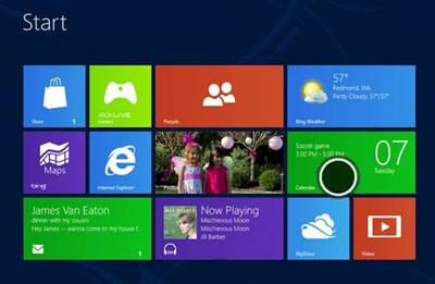 Windows 8 touch points