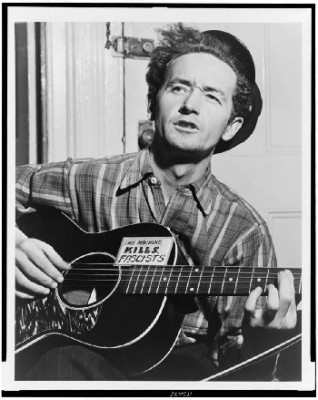 Woody Guthrie with Gibson L-00