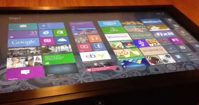Windows 8 on giant 40 inch surface