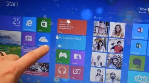 Windows 8 start screen (photo TechRadar)