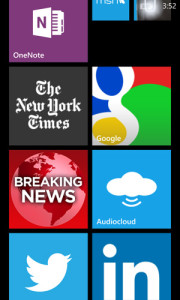 Windows Phone 8 app tiles – 3 sizes different colors make it easy to find the app you want