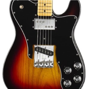 Fender American Vintage ’72 Telecaster® Custom Electric Guitar, 3 Tone Sunburst, Maple Fretboard