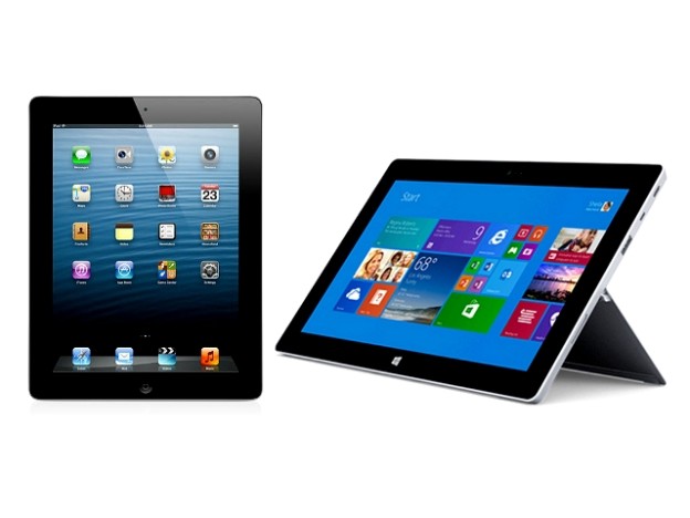 iPad 4 versus Surface 2