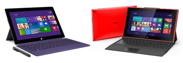 Microsoft Surface Pro 2 and Nokia Lumia 2520 Top Tablets Says Engadget